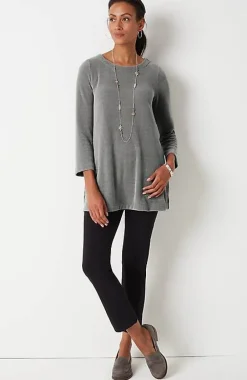 J.Jill Wearever Chenille Knit A-Line Tunic | Jjill-Women Tops & Tees