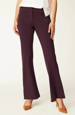 J.Jill Wearever Double-Face Jersey Boot-Cut Trousers | Jjill-Women Pants & Jeans