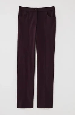 J.Jill Wearever Double-Face Jersey Boot-Cut Trousers | Jjill-Women Pants & Jeans