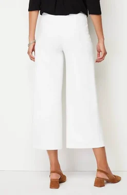 J.Jill Wearever Double-Face Jersey Pintucked Crops | Jjill-Women Pants & Jeans