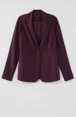 J.Jill Wearever Double-Face Jersey Tailored Blazer | Jjill-Women Jackets & Coats