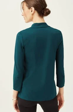 J.Jill Wearever Double-Face Jersey V-Neck Top | Jjill-Women Tops & Tees