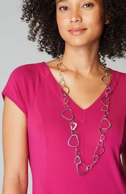 J.Jill Wearever Draped Cap-Sleeve Dress | Jjill-Women Dresses