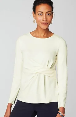 J.Jill Wearever Draped Top | Jjill-Women Tops & Tees