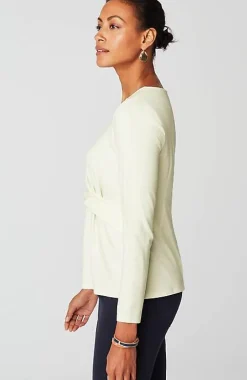 J.Jill Wearever Draped Top | Jjill-Women Tops & Tees