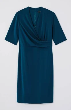 J.Jill Wearever Draped Twist-Front Dress | Jjill-Women Dresses