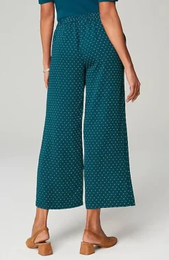 J.Jill Wearever Easy-Care Woven Wide-Leg Crops | Jjill-Women Pants & Jeans