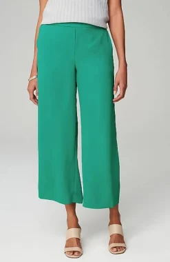 J.Jill Wearever Easy-Care Woven Wide-Leg Crops | Jjill-Women Pants & Jeans
