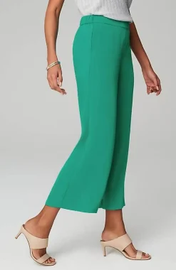 J.Jill Wearever Easy-Care Woven Wide-Leg Crops | Jjill-Women Pants & Jeans