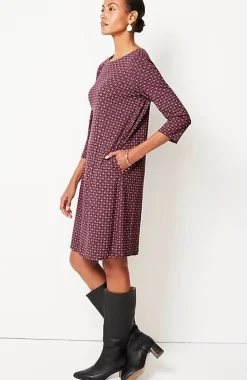 J.Jill Wearever Easy Pleat-Back Dress | Jjill-Women Dresses