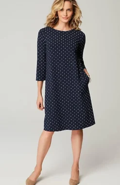 J.Jill Wearever Easy Pleat-Back Dress | Jjill-Women Dresses