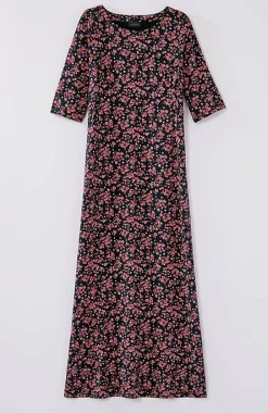 J.Jill Wearever Elbow-Sleeve Maxi Dress | Jjill-Women Dresses