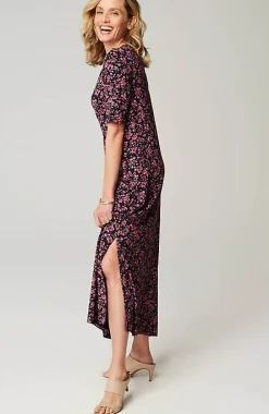 J.Jill Wearever Elbow-Sleeve Maxi Dress | Jjill-Women Dresses