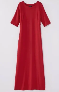 J.Jill Wearever Elbow-Sleeve Maxi Dress | Jjill-Women Dresses