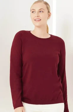 J.Jill Wearever Layering Crew-Neck Sweater | Jjill-Women Sweaters