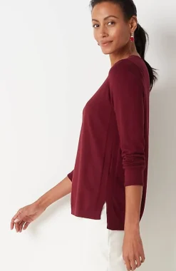 J.Jill Wearever Layering Crew-Neck Sweater | Jjill-Women Sweaters