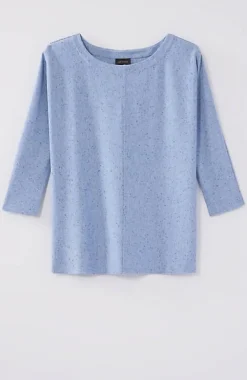 J.Jill Wearever Marled Seamed Top | Jjill-Women Tops & Tees