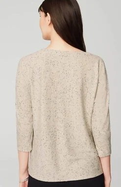 J.Jill Wearever Marled Seamed Top | Jjill-Women Tops & Tees