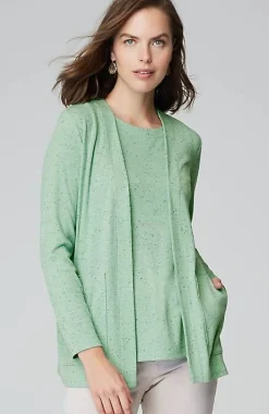 J.Jill Wearever Open-Front Marled Jacket | Jjill-Women Jackets & Coats