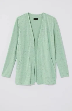 J.Jill Wearever Open-Front Marled Jacket | Jjill-Women Jackets & Coats