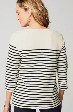 J.Jill Wearever Ottoman Square-Neck Top | Jjill-Women Tops & Tees