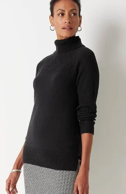 J.Jill Wearever Placed-Rib Sweater | Jjill-Women Sweaters