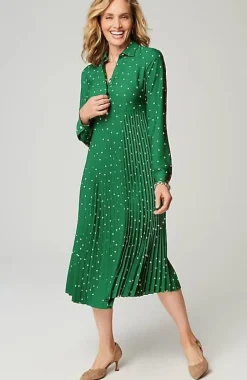 J.Jill Wearever Pleated Midi Shirtdress | Jjill-Women Dresses