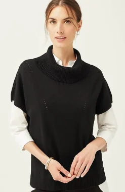 J.Jill Wearever Pointelle Short-Sleeve Sweater | Jjill-Women Sweaters
