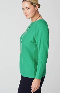 J.Jill Wearever Refined Knit Dolman-Sleeve Sweater | Jjill-Women Sweaters