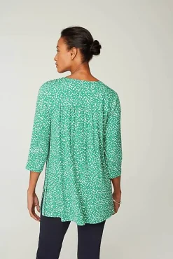 J.Jill Wearever Shirred A-Line Tunic | Jjill-Women Tops & Tees