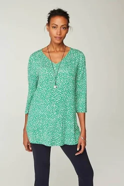 J.Jill Wearever Shirred A-Line Tunic | Jjill-Women Tops & Tees