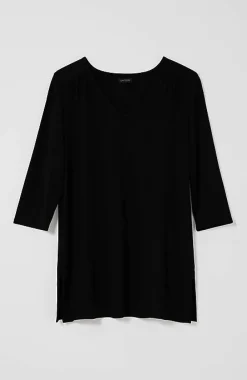 J.Jill Wearever Shirred A-Line Tunic | Jjill-Women Tops & Tees