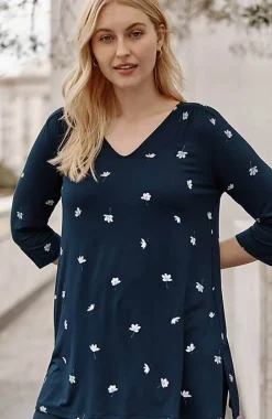 J.Jill Wearever Shirred A-Line Tunic | Jjill-Women Tops & Tees