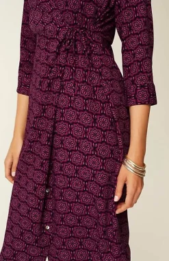 J.Jill Wearever Shirred Tie-Front Dress | Jjill-Women Dresses