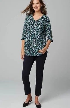 J.Jill Wearever Smocked Tunic | Jjill-Women Tops & Tees