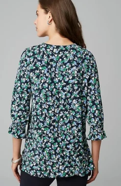 J.Jill Wearever Smocked Tunic | Jjill-Women Tops & Tees