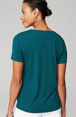 J.Jill Wearever Soft-V-Neck Tee | Jjill-Women Tops & Tees