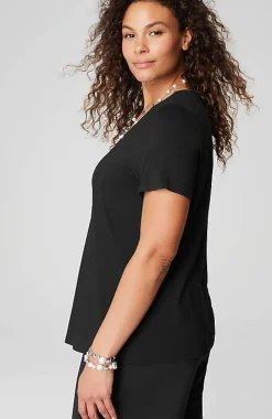 J.Jill Wearever Soft-V-Neck Tee | Jjill-Women Tops & Tees