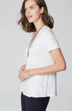 J.Jill Wearever Soft-V-Neck Tee | Jjill-Women Tops & Tees