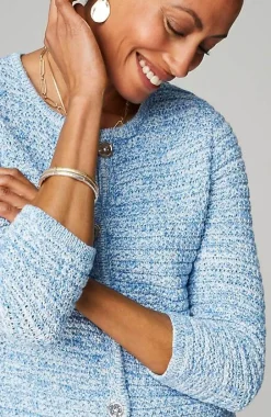 J.Jill Wearever Spray-Dyed Sweater-Jacket | Jjill-Women Sweaters
