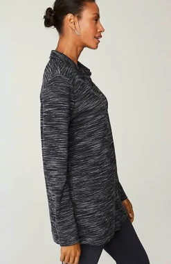 J.Jill Wearever Textured Button-Front Tunic | Jjill-Women Tops & Tees