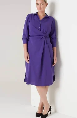 J.Jill Wearever Twist-Front Shirtdress | Jjill-Women Dresses