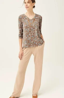J.Jill Wearever V-Neck Ballet-Sleeve Top | Jjill-Women Tops & Tees