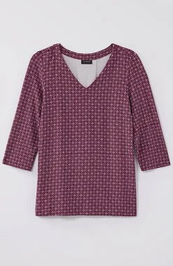 J.Jill Wearever V-Neck Ballet-Sleeve Top | Jjill-Women Tops & Tees