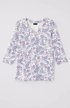 J.Jill Wearever V-Neck Ballet-Sleeve Top | Jjill-Women Tops & Tees