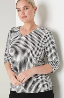 J.Jill Wearever V-Neck Ballet-Sleeve Top | Jjill-Women Tops & Tees