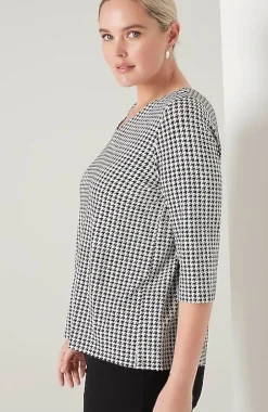 J.Jill Wearever V-Neck Ballet-Sleeve Top | Jjill-Women Tops & Tees