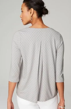 J.Jill Wearever V-Neck Ballet-Sleeve Top | Jjill-Women Tops & Tees