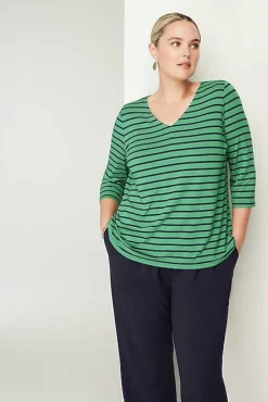 J.Jill Wearever V-Neck Ballet-Sleeve Top | Jjill-Women Tops & Tees