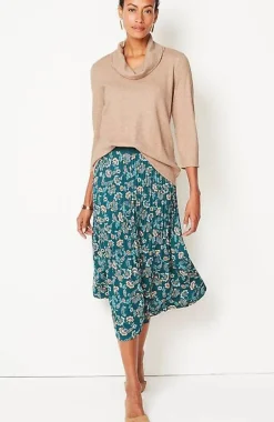 J.Jill Wearever Waffle-Textured Cowl-Neck Top | Jjill-Women Tops & Tees